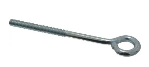 E-2A 1/4" X 1-7/8" TURNED EYEBOLT *ZINC*, BULK W/O NUTS